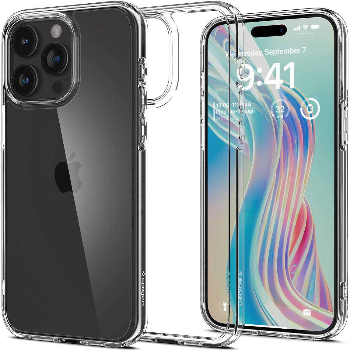 Etui Spigen Crystal Hybrid do Apple iPhone 15 Pro Max, przezroczyste